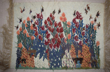 Blossom Plants over the Village handwoven tapestry — view 16