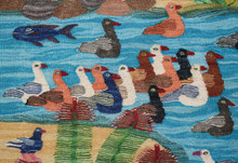Flowering Tree over the Duck Pond handwoven tapestry — view 8