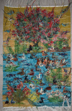 Flowering Tree over the Duck Pond handwoven tapestry — view 17