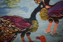 Egyptian Kilim Wall Hanging-Handwoven Tapestry-Wool Loomed Home Decor 4.2 FT