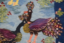 Geese and Peacocks handwoven tapestry — view 9