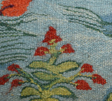 Geese and Peacocks handwoven tapestry — view 12