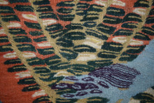 Egyptian Kilim Tapestry Wall Hanging Handwoven Wool Decor Art Folk Art 2.8FT