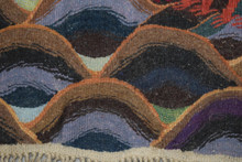 Nile Sunset with Fish and Birds handwoven tapestry — view 16