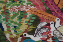 Flowering Garden with Ducks handwoven tapestry — view 13