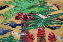 Palm Trees, Goats and Ducks handwoven tapestry — view 5