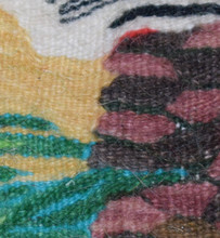 Palm Trees, Goats and Ducks handwoven tapestry — view 12