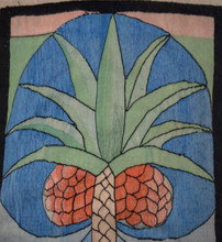 Date Palm and Birds handwoven tapestry — view 2
