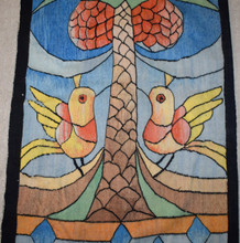 Date Palm and Birds handwoven tapestry — view 4