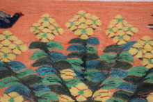 Hand woven 1.8 ft wall hanging tapestry-egyptian folk art-home decor kilim rug-