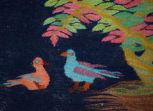 Bird Tree with Pigeons handwoven tapestry — view 10