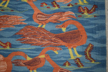 Birds in Flight and at Rest handwoven tapestry — view 3