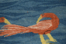 Birds in Flight and at Rest handwoven tapestry — view 9