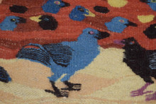 Twin Date Palms with Birds handwoven tapestry — view 10