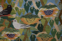 Egyptian hand woven folk art kilim-wall hanging tapestry- 6 ft-home decor rug