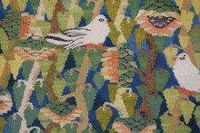 Sunflower Field with Doves handwoven tapestry — view 8