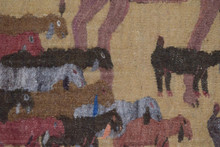 Camel Caravan handwoven tapestry — view 8
