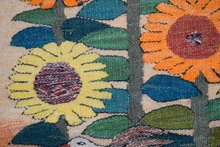 Sunflowers at Sunset handwoven tapestry — view 8
