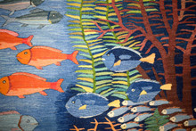 Coral Reef handwoven tapestry — view 10