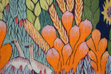 Garden of Birds handwoven tapestry — view 4
