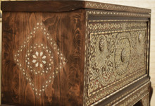 Syrian Mother of Pearl Inlay Chest 40.5″