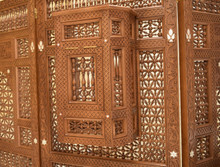 Syrian Mother of Pearl Inlay Screen 71″