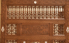 Syrian Mother of Pearl Inlay Screen 71″