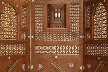 Syrian Mother of Pearl Inlay Screen 71″