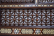 Moroccan Mother of Pearl Inlay Screen 77″