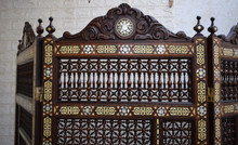 Moroccan Mother of Pearl Inlay Screen 77″