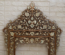 Syrian Mother of Pearl Inlay Mirror 63″