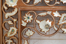 Syrian Mother of Pearl Inlay Mirror 63″