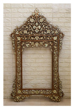 Syrian Mother of Pearl Inlay Mirror 63″