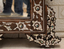 Syrian Mother of Pearl Inlay Mirror 60×32″