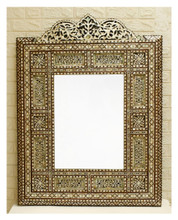 Moroccan Mother of Pearl Inlay Mirror 47″