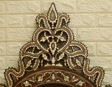 Syrian Mother of Pearl Inlay Mirror 48″