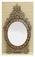 Syrian Mother of Pearl Inlay Mirror 48″