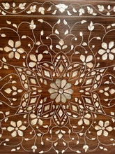 Custom Damascus Mother of Pearl Wall Panel, Made to Order — view 3