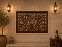 Syrian Mother of Pearl Inlay Wall Panel 36″