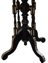 Moroccan Mother of Pearl Inlay Side Table 27″
