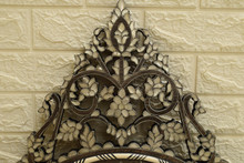 Syrian Mother of Pearl Inlay Mirror 34″