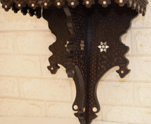 Syrian Mother of Pearl Inlay Shelf 32″