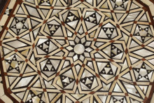 Moroccan Mother of Pearl Inlay Side Table 21″