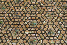 Egyptian Three-in-One Chess Table with Mother of Pearl — view 5