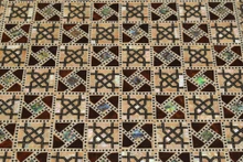 Moroccan Mother of Pearl Inlay Side Table 25″