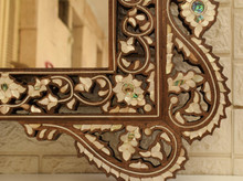 Syrian Mother of Pearl Inlay Mirror 39″