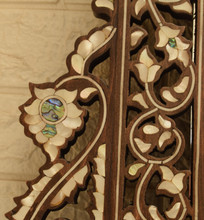 Syrian Mother of Pearl Mirror Frame — view 8