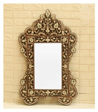 Syrian Mother of Pearl Inlay Mirror 39″