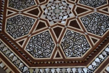 Mother of Pearl & Bone Side Table 24 in — detail 8