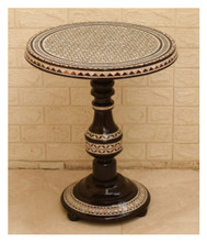 Round Mosaic Pedestal Table 20 in